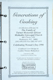 Cookbook: Turner Memorial African Methodist Episcopal / 1998 Woman's Day Edition