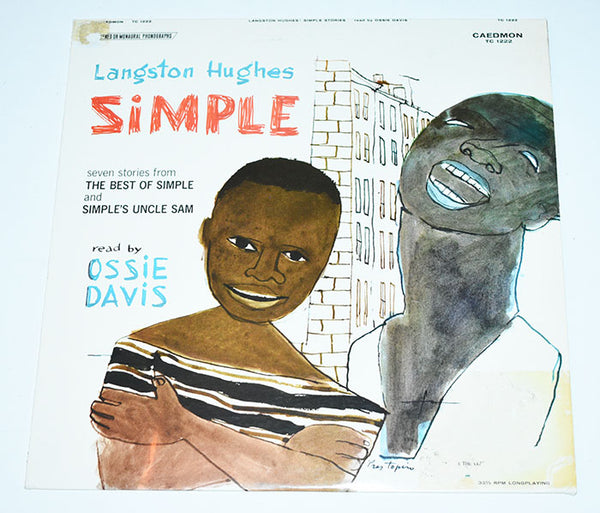 [12" Vinyl LP] Langston Hughes - SIMPLE / Read by Ozzie Davis  (1968)