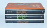 Crossover Trilogy by Kwame Alexander (Crossover, Rebound & Booked) Hardcover Editions