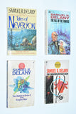 Samuel Delany [The Fall of the Towers, The Einstein Intersection, Tales of Neveryon, Ballad of Beta & Empire Star] Lot of 4 / Vintage Sci-Fi Paperbacks