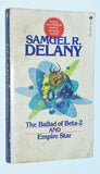 Samuel Delany [The Fall of the Towers, The Einstein Intersection, Tales of Neveryon, Ballad of Beta & Empire Star] Lot of 4 / Vintage Sci-Fi Paperbacks