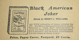 A Bundle of Burnt Cork Comedy- Original Cross-Fire Conversations, Gags, Retorts, Minstrel Monologues and Stump Speeches (1905) by Harry L Newton