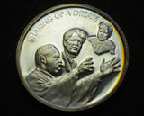 [Silver Art Medal] Martin Luther King Jr.- Sharing of a Dream / Sterling Silver Round