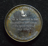 [Silver Art Medal] Martin Luther King Jr.- Sharing of a Dream / Sterling Silver Round
