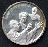 [Silver Art Medal] Martin Luther King Jr.- Sharing of a Dream / Sterling Silver Round