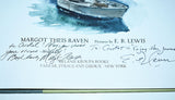 Night Boat To Freedom (2006) by Margot Theis Raven and E.B. Lewis [Inscribed by author & Illustrator]