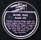 [Silver Art Medal] Satchel Paige / 1948 Major League Baseball debut / Franklin Mint 1977