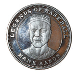 [Silver Art Medal] Hank Aaron - Legends of Baseball / Hall of Fame 500 Club