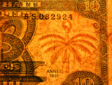 HAITI- Dix (10) Gourdes (1991) Circulated Banknote / Catherine Flon