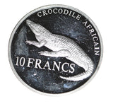 [Silver Coin] CONGO- 10 Francs - Republique Democratique du Congo- 2000