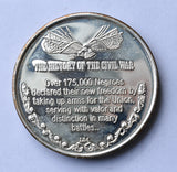 [Silver Art Medal] Union Enlistment of Negro Troops in 1863- 25 grams .999 Silver / Lincoln Mint