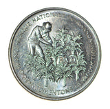 [Silver Coin] RWANDA (1972) 200 FRANCS / Gregoire Kayibanda / 10th Anniversary of Independence / FAO - Food for all