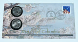 [US Mint] DUKE ELLINGTON / District of Columbia 2009 (2 x Quarter Set) First Day Issue with Stamp