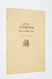 ETHIOPIA- QUEEN OF SHEBA LAND (1972) Softcover [GE'EZ PRAYER]