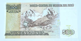 PERU- 500 Intis / UNCIRCULATED banknote [Tupac Amaru II]