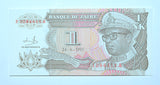 ZAIRE - 1 Nouveau Zaire (1993) [Mobutu Sese Seko] UNCIRCULATED Banknote