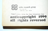 [africa research group] RADICAL STUDY GUIDE (1969)  bibliography
