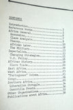 [africa research group] RADICAL STUDY GUIDE (1969)  bibliography